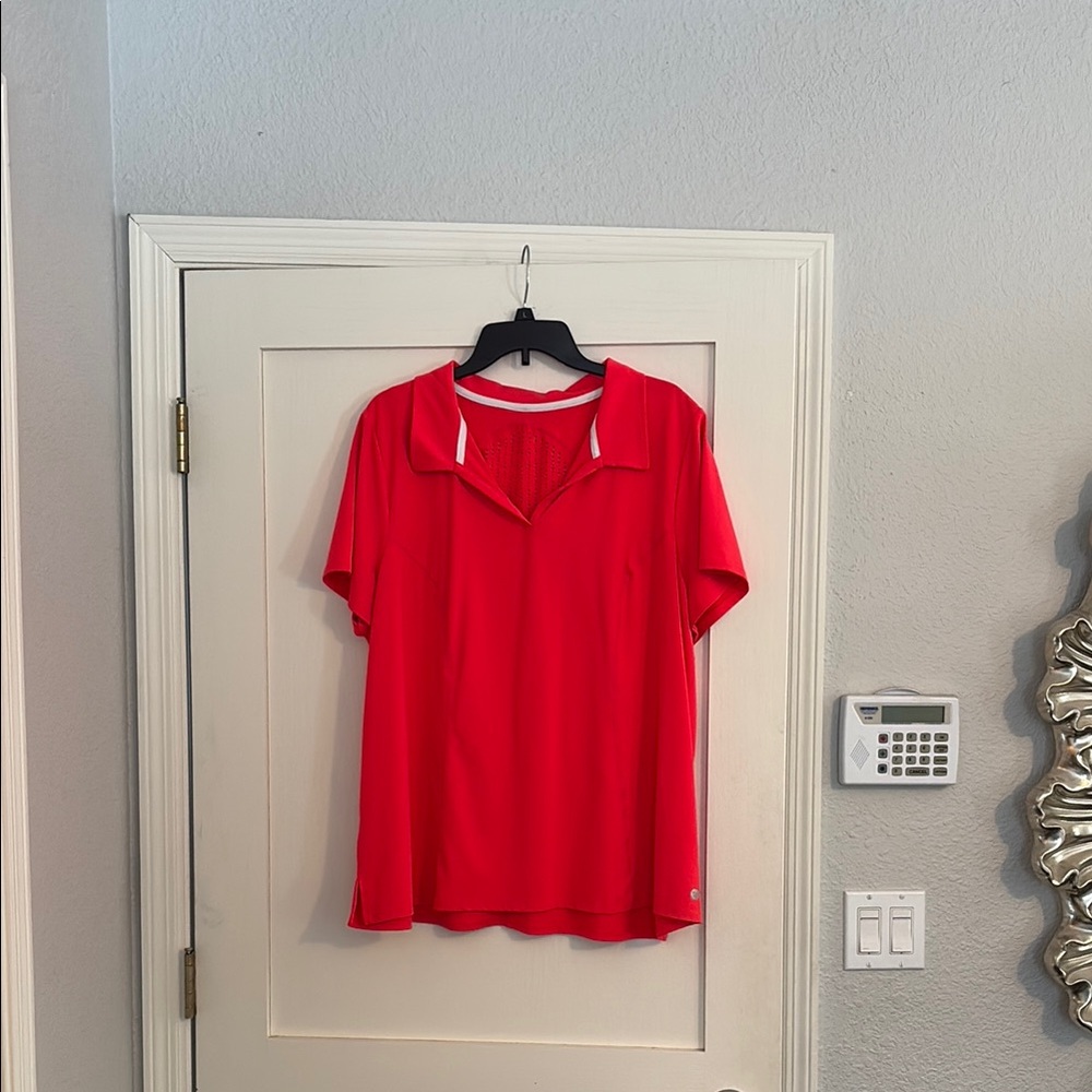 Livi Active Pink Polo T-Shirt Short Sleeve